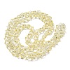 Baking Paint Transparent Glass Beads Strands X1-DGLA-A07-T8mm-KD01-2