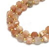 Natural Sunstone Beads Strands G-I376-D65-01-3