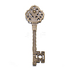 Key Tibetan Style Pendant Rhinestone Settings LS-TIBEB-A101291-AB-LF-2
