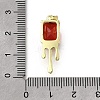 Brass Pave Cubic Zirconia Pendants KK-U072-33G-4