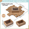 Kraft Paper Cardboard Gift Drawer Boxes CON-WH0085-129A-2