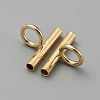 Brass Tube Bails DIY-WH0430-581B-G-2