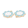 Alloy Enamel Pendants PALLOY-D015-07B-3