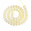 Crackle Transparent Glass Beads Strands X1-GLAA-N063-8mm-08-2