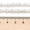 Electroplate Shell Pearl Beads Strands BSHE-G010-4x7mm-01-4