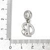 Brass European Dangle Charms KK-Z097-01P-GP-3