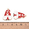Alloy and Enamel Pendants ENAM-T021-20A-3