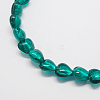 Handmade Silver Foil Glass Beads LS-X-FOIL-R050-15x10mm-11-2