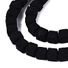 Opaque Frosted Glass Beads Strands GLAA-N072-01A-B11-3