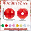 800Pcs 8 Colors Transparent Acrylic Beads TACR-GO0001-03-2