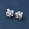 Brass Micro Pave Cubic Zirconia Beads KK-S336-13S-A-2