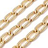 Brass Micro Pave Clear Cubic Zirconia Curb Chains KK-A266-26G-1