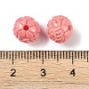 Synthetic Shell Dyed Carved Beads SHEL-H005-29-3