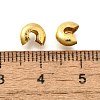 304 Stainless Steel Crimp Beads Covers STAS-P239-34G-05-3
