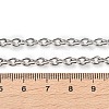 304 Stainless Steel Cable Chain Necklaces for Women Men STAS-M102-69P-5