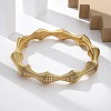 304 Stainless Steel Stretch Bangles for Women BJEW-P315-02C-G-2
