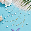 20Pcs 2 Colors Natural Cultured Freshwater Pearl Rice Charms PALLOY-PH01895-4