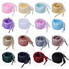 Globleland 16 Pairs 16 Colors Organza Shoelaces AJEW-GL0002-40-1