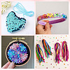 120G 6 Colors Plastic Sequins Beads PVC-TA0001-05A-8