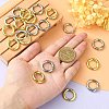 20Pcs 2 Colors Rack Plating Alloy Spring Ring Clasps PALLOY-CJ0002-40-4