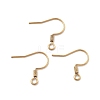 304 Stainless Steel Earring Hooks Ion Plating(IP) LS-STAS-P221-04G-01-1