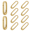 10Pcs Brass Spring Gate Rings KK-FH0008-17C-1