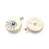 Alloy Enamel Pendants PALLOY-T092-13G-2