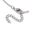 Non-Tarnish 3Pcs 3 Styles 304 Stainless Steel Macrame Pouch Necklace Makings NJEW-JN04902-02-6