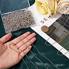 30Pcs Iron Ball Chain Necklace Making MAK-SP0001-08P-3