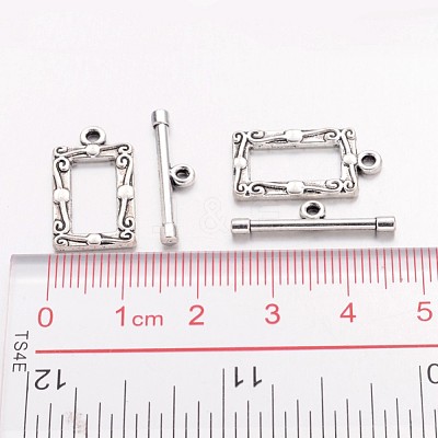 Tibetan Style Alloy Toggle Clasps K0966041-1