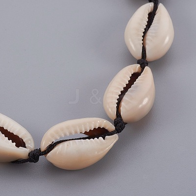 Cowrie Shell Beads Anklets AJEW-AN00233-1