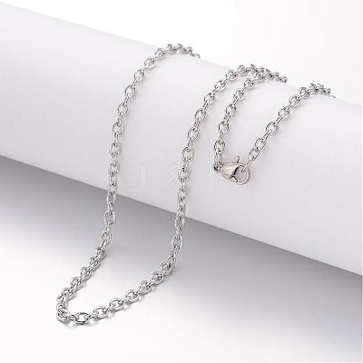 Non-Tarnish 304 Stainless Steel Necklace MAK-K004-10P-1