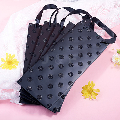 Paper Wave Point Glitter Powder Carry Storage Tote Bags ABAG-TAC0035-15A-1