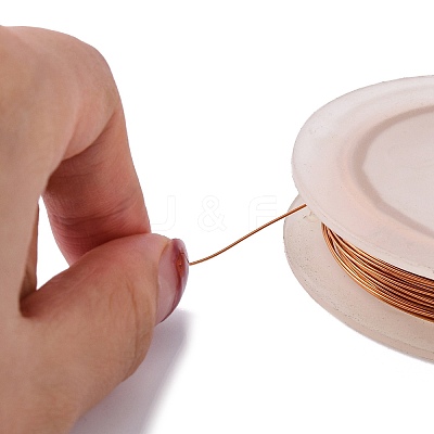 Round Copper Wire for Jewelry Making CWIR-WH0001-0.5mm-02-1-1