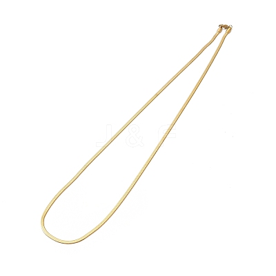 Ion Plating(IP) 304 Stainless Steel Herringbone Chain Necklace for Men Women X-NJEW-E076-04B-G-1