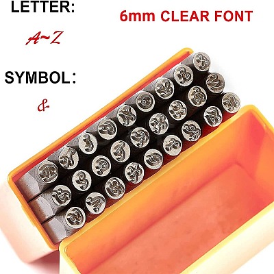 Carbon Steel Stamps AJEW-WH0092-16-1