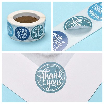 1 Inch Thank You Stickers DIY-G013-A10-1