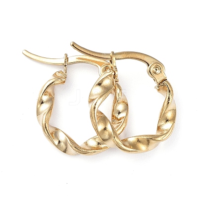 201 Stainless Steel Hoop Earrings LS-EJEW-I245-07C-1