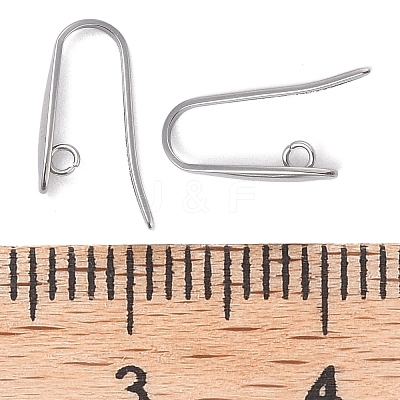 Non-Tarnish 304 Stainless Steel Earring Hooks STAS-B065-05P-1