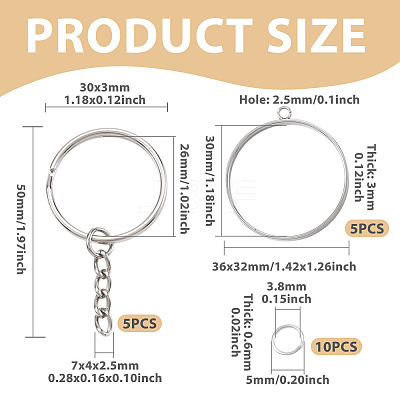 5Pcs 304 Stainless Steel Open Back Bezel Pendants STAS-TAD0001-01F-1