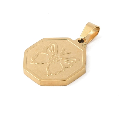 Stainless Steel Pendants STAS-S121-02G-1