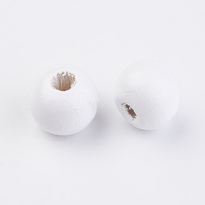 Natural Wood Beads WOOD-Q030-58C-1