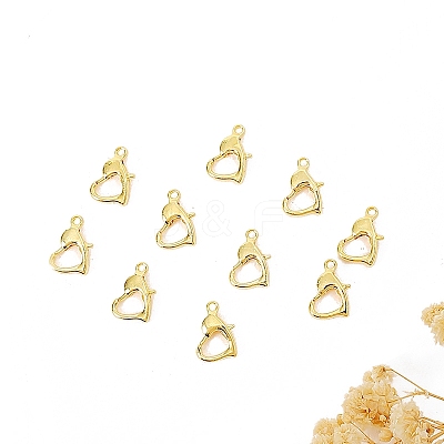 Heart Alloy Lobster Claw Clasps PW-WG6D1EF-01-1