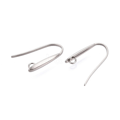 Tarnish Resistant 304 Stainless Steel Earring Hooks X-STAS-K182-24P-1