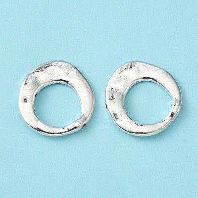 Tibetan Style Irregular Ring Bead Frames LS-LF10246Y-1
