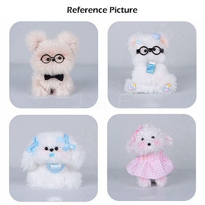 Polyester Plush Sticks DIY-Z031-03H-1