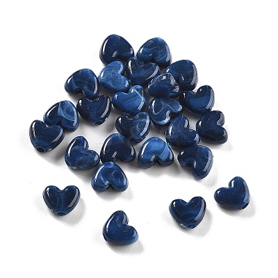 50Pcs Acrylic Beads OACR-S044-01B-1