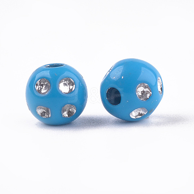 Plating Acrylic Beads PACR-T006-01A-1