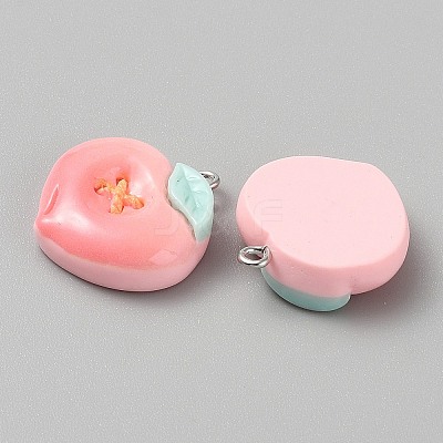 Opaque Resin Pendants CRES-CJC0011-004H-P-1