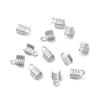 Tarnish Resistant 304 Stainless Steel Folding Crimp Ends STAS-P319-03P-1